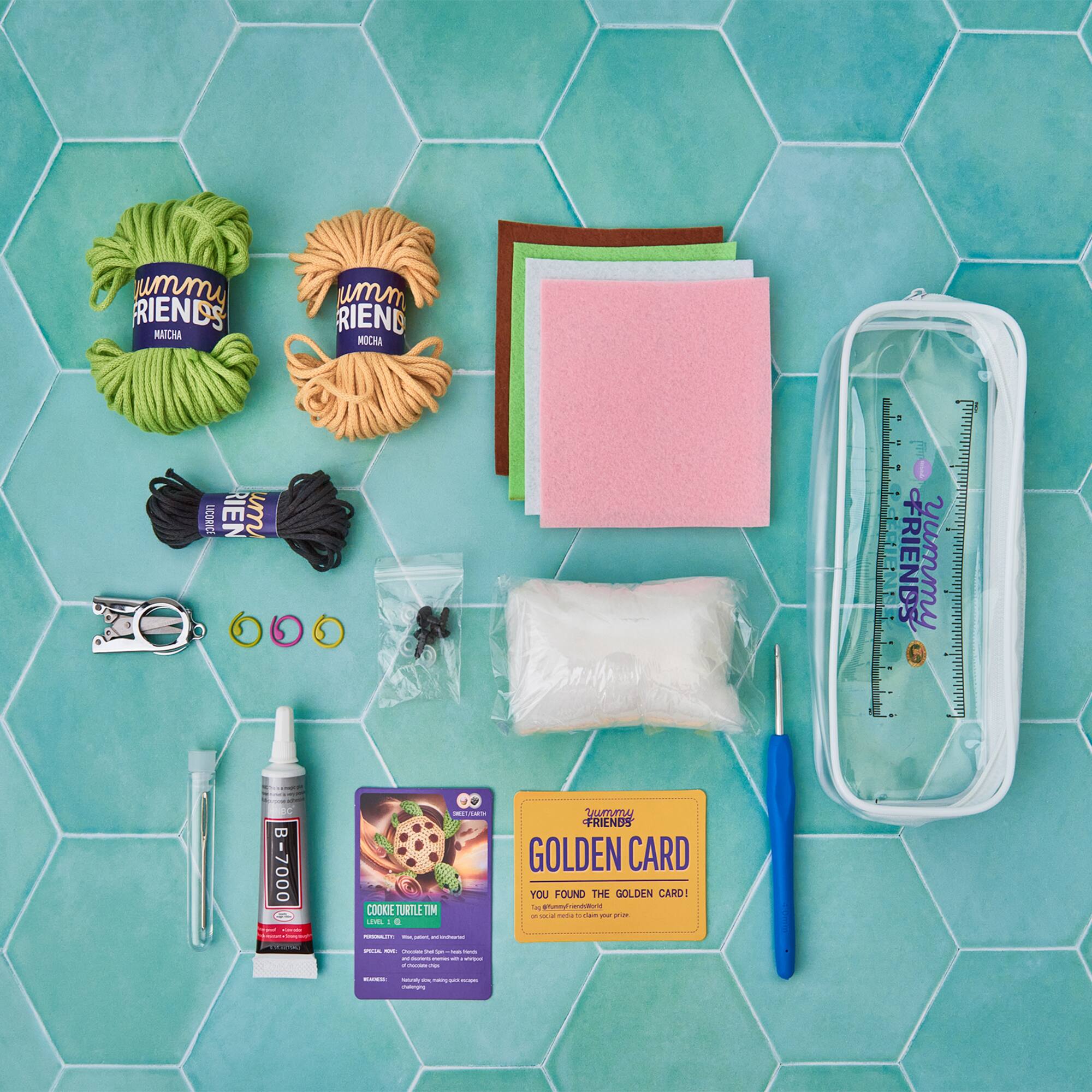 Lion Brand® Yummy Cookie Turtle Tim Friends Kit
